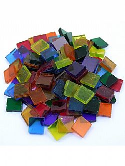 Tiffany Glass 1x1cm 100gr