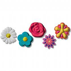 Fimo καλούπι σιλικόνης λουλούδια