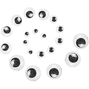 Αυτοκόλλητα μαύρα ματάκια