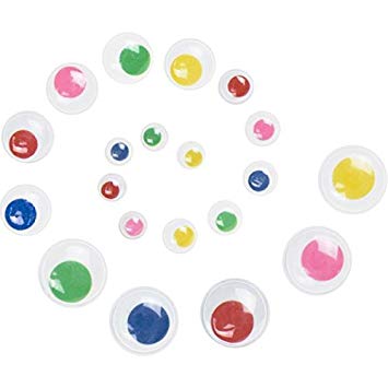 Αυτοκόλλητα ματάκια διάφορα χρώματα