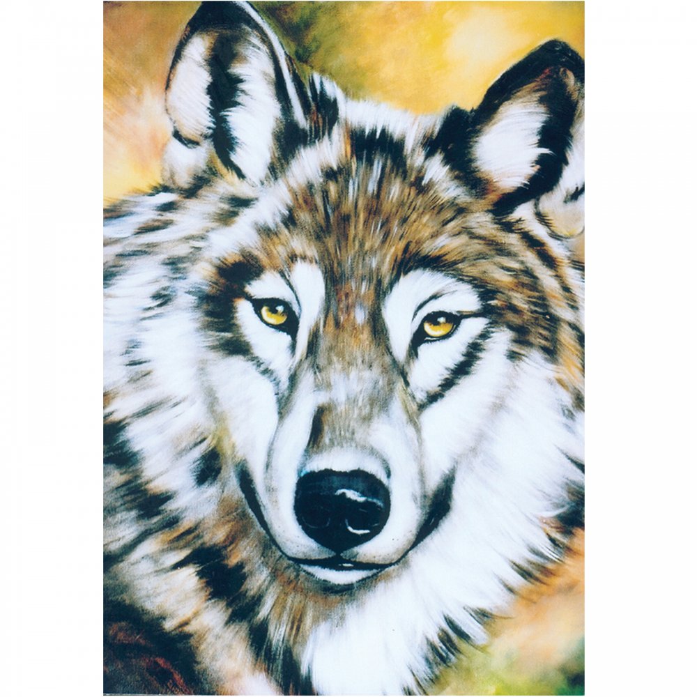 Bob Ross How-To Painting Packet Wildlife Wolf