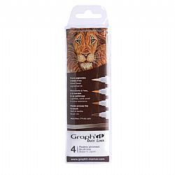 Graph'it Brush Liner σετ με 4 μαρκαδόρους