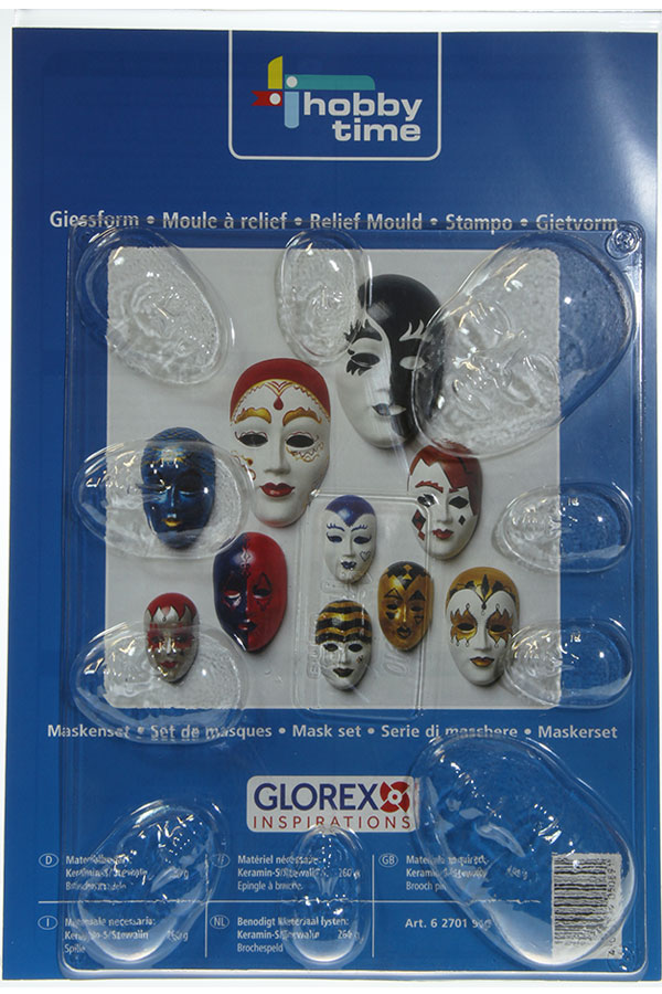 Σετ με μικρές μάσκες καλούπια