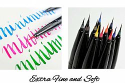 Pentel Brush Sign Pen Artist Ultra Fine σε 12 αποχρώσεις