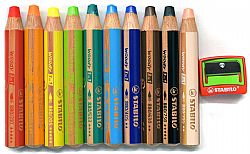 Ξυλομπογιά/Υδατοδιαλυτό Παστέλ Stabilo Woody 880