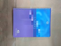 Chatelles Τετράδιο Καλλιγραφίας Σπιράλ σε 4 αποχρώσεις 17x22εκ. 100φ. 