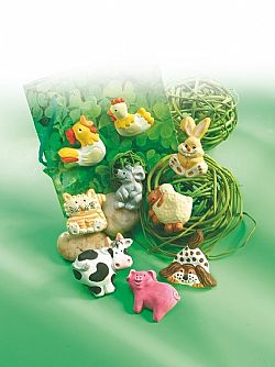 Fimo καλούπι ζώα της φάρμας