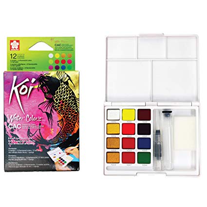 Koi Water Colors Σετ Pocket Field Sketch Box