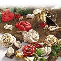 Fimo καλούπι Τριαντάφυλλα