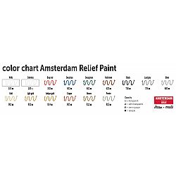 Amsterdam Relief Paint χρώματα για ανάγλυφο σε σωληνάριο 20ml