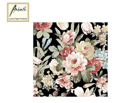 Χαρτοπετσέτα ''kate black'' 33x33cm