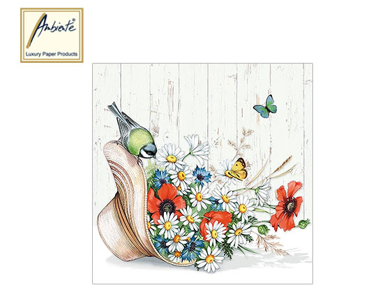 Χαρτοπετσέτα ''summer hat'' 33x33cm