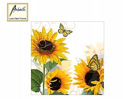 Χαρτοπετσέτα ''sunny butterfly'' 33x33cm