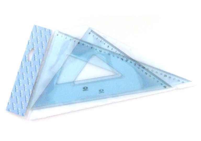 Ilca τρίγωνα με πατούρα και αρίθμηση 36cm