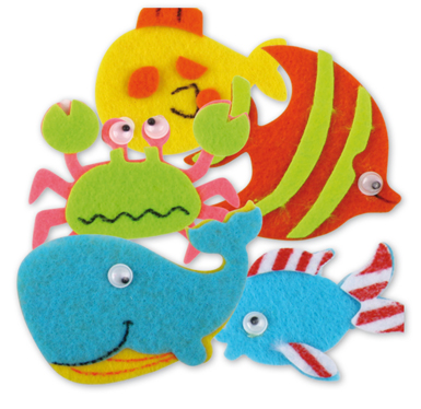 Τσόχινα ζωάκια της θάλασσας