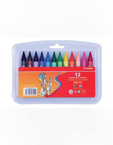 Stabilo κηρομπογιές 12 τεμάχια