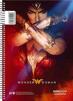 Τετράδιο σπιράλ Wonderwoman