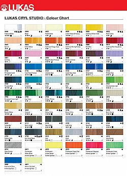 Lukas Studio ακρυλικό 250ml fluo/μεταλλικές αποχρώσεις