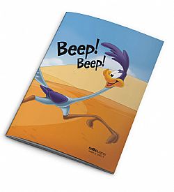 Τετράδιο Καρφίτσα Road Runner 40 φύλλων