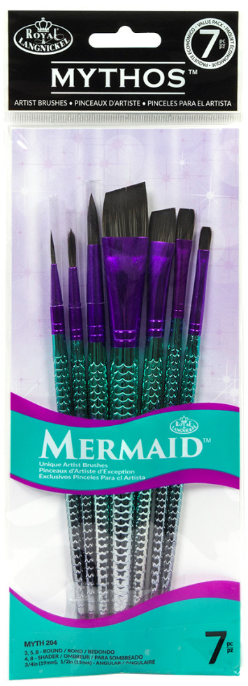 Royal Langnickel σετ πινέλα 7 τεμάχια Mermaid