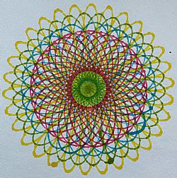 Σπειρογράφος με 4 ροδέλες