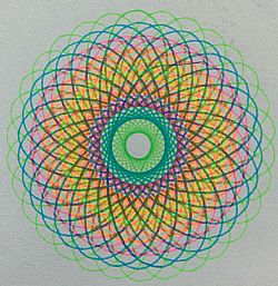 Σπειρογράφος με 4 ροδέλες