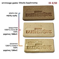 Stoneware λευκός μπεζ πηλός 10kg