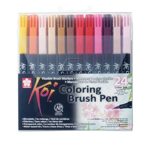 Sakura Koi Brush Pens 24 τεμάχια
