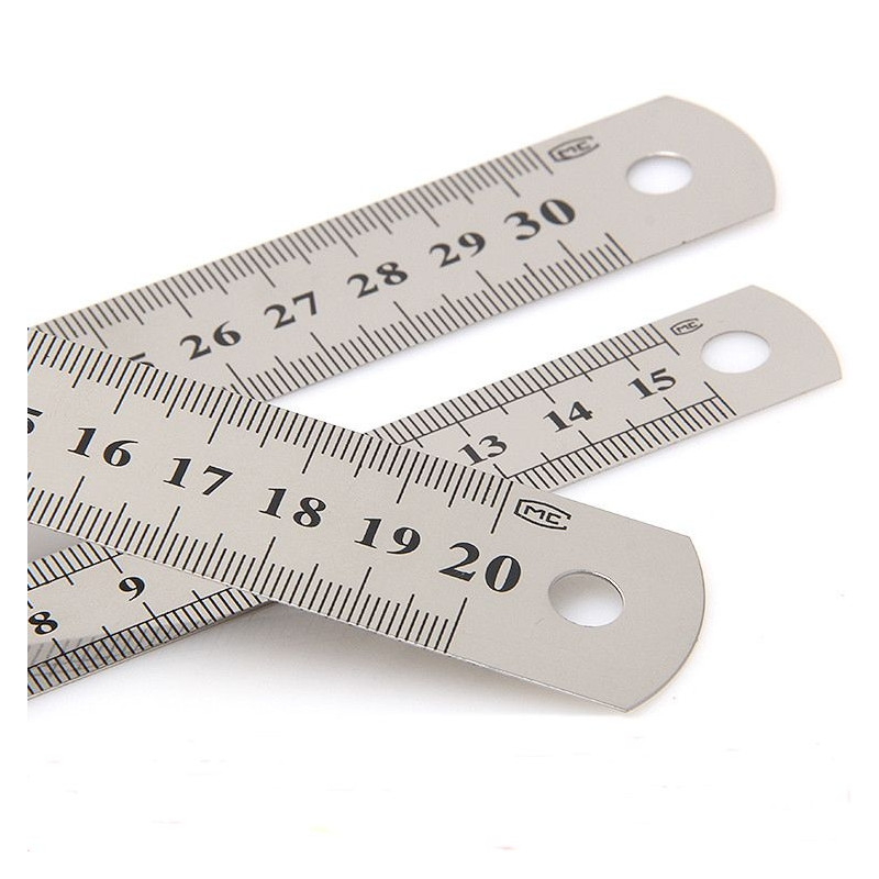 Χάρακας ατσάλινος σε διάφορα μεγέθη