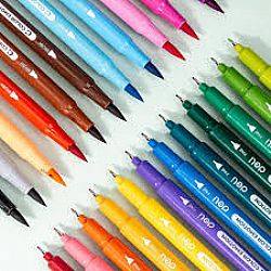 deli set μαρκαδόρων διπλής μύτης (24 τεμάχια)