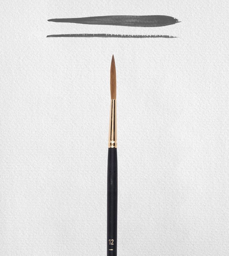 Πινέλα Φυσική τρίχα Rembrandt στρογγυλά με μακρύ στέλεχος