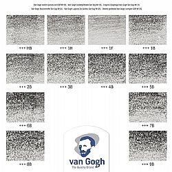 Van Gogh Σετ 12 τεμάχια Graphite pencils