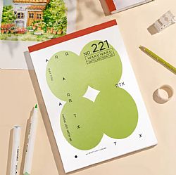 Arrtx Sketch Book No.221 Waku Waku A4 240g 36Φ