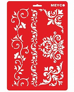 Στένσιλ 20χ31 FLORAL