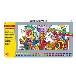 EBERHARD FABER Σετ ξυλομπογιές 72 τεμάχια σε μεταλλική κασετίνα