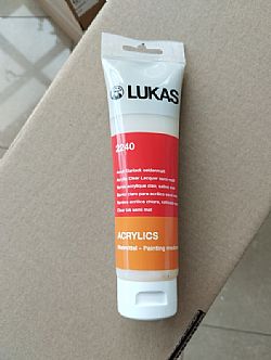 Lukas Acrylic Clear Lacquer Semi-Gloss 125 ml 
