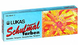LUKAS Nerchau 109813 School Paint, Base and Additional Colours, Set of 13, 18 ml 