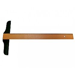 Ταυ Πλαστικό Plexiglass με ξύλινο κορμό και αρίθμηση 75εκ