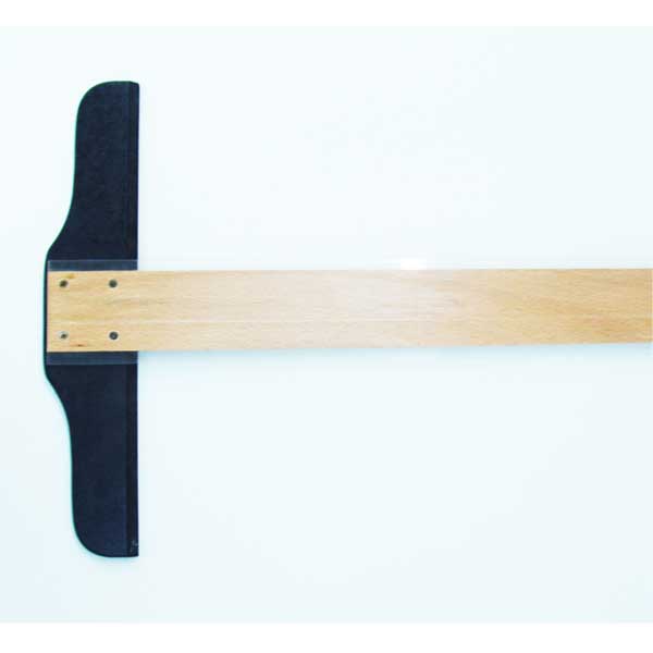 Ταυ Πλαστικό Plexiglass με ξύλινο κορμό και πατούρα 75κ