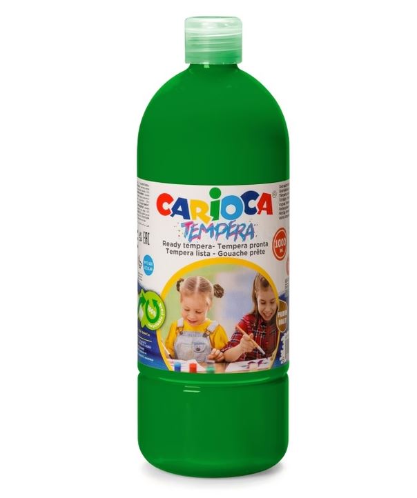 Τέμπερα Carioca Μπουκάλι 1lt Πράσινο