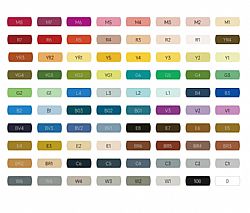 Carioca Plus μαρκαδόροι οινοπνεύματος σετ 80 τεμαχίων