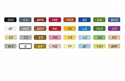 Carioca Plus μαρκαδόροι οινοπνεύματος σετ 32 τεμαχίων
