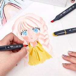 Carioca Plus μαρκαδόροι οινοπνεύματος σετ 10 τεμαχίων