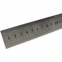 Χάρακας ατσάλινος 30εκ