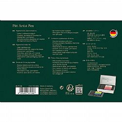 Pitt Artist Pen India ink pens gift set Paris, 12 pieces