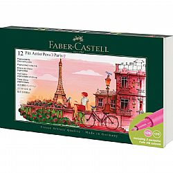 Pitt Artist Pen India ink pens gift set Paris, 12 pieces
