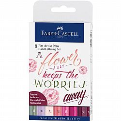 Faber-Castell Pitt Artist Pens - Hand Lettering Set (Σετ 8 Τεμαχίων)