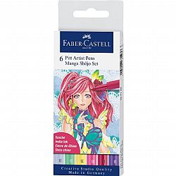 Στυλό ινδικής μελάνης Pitt Artist Pen Brush (x6)