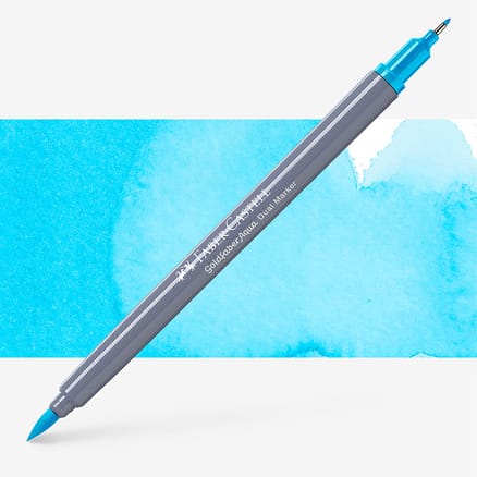 Faber Castell Goldfaber Διπλός μαρκαδόρος νερού (Manganese Blue)