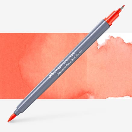 Faber Castell Goldfaber Διπλός μαρκαδόρος νερού (Dark Cadmium Orange)